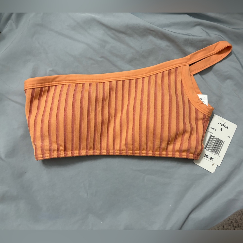 L Space bikini top small NWT